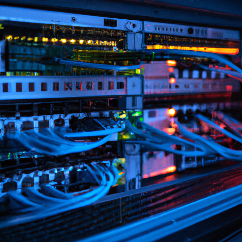 NDI and SRT encoders in clean network rack